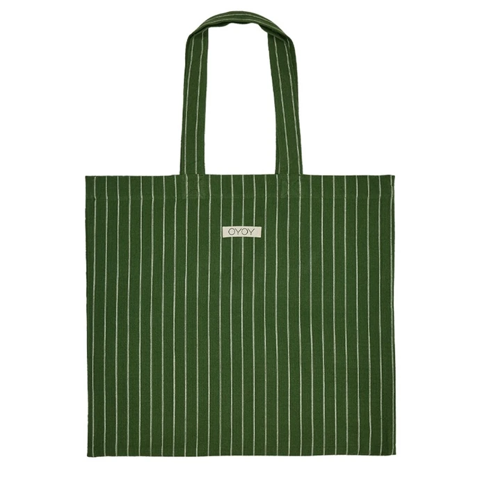 OYOY / Taška z recyklované bavlny Tote Green