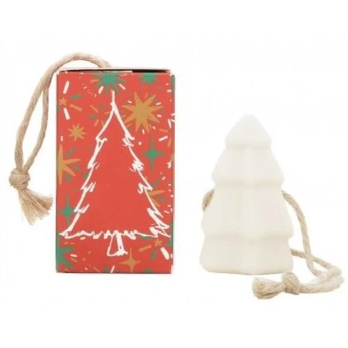 CASTELBEL / Vianočné závesné mydlo Christmas Tree - červená