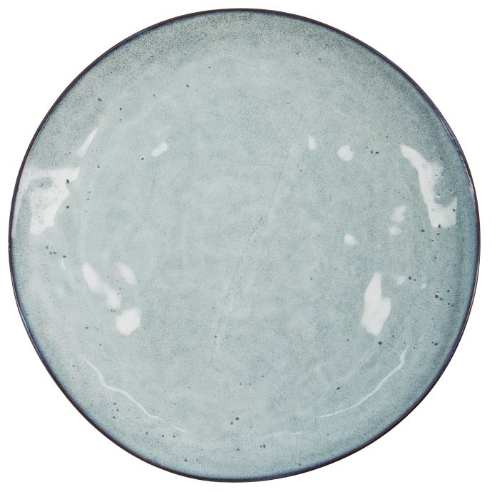 House Doctor / Kameninový talíř Rustic Grey/Blue 27,5 cm