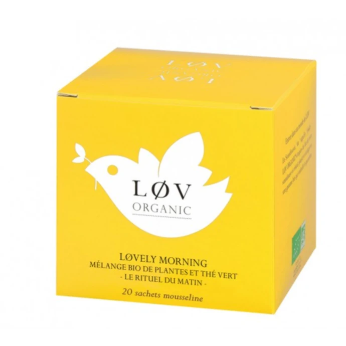 Løv Organic / Zelený čaj Løvely Morning - 20 sáčků