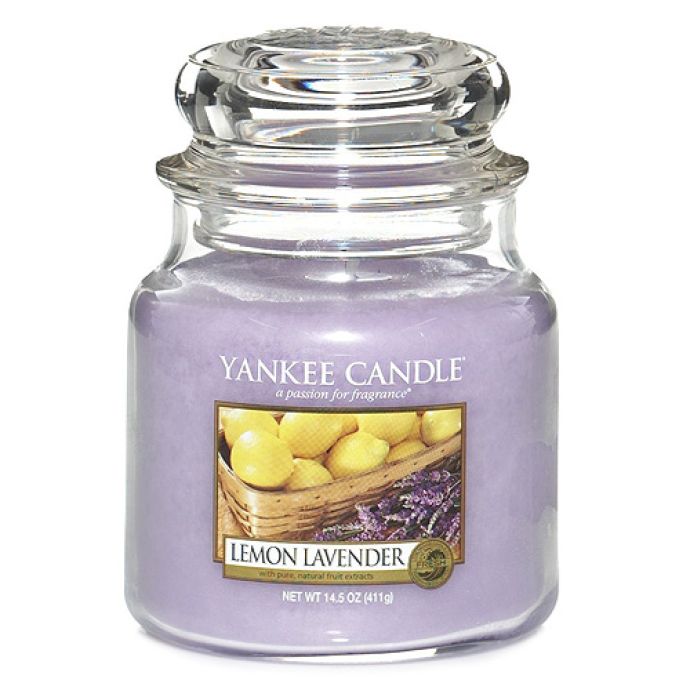 Yankee Candle / Sviečka Yankee Candle 411 g - Lemon Lavender