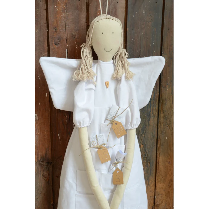 IB LAURSEN / Textilní adventní andělka 130cm