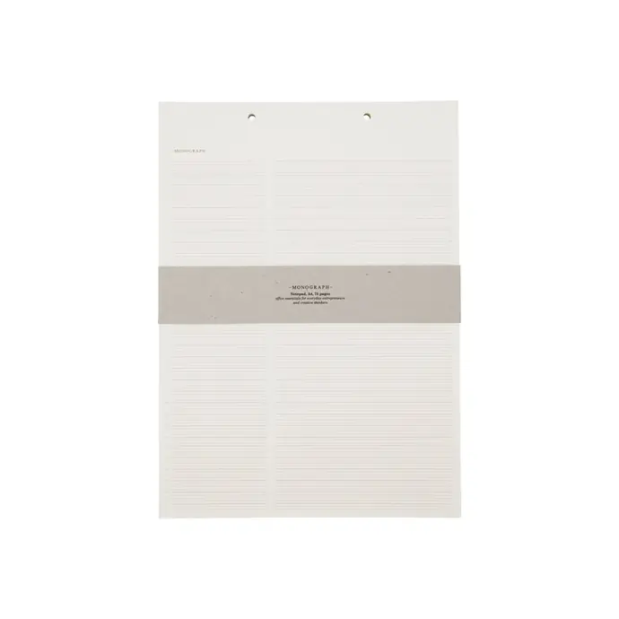 MONOGRAPH / Poznámkový blok A4 Off White - set 2ks