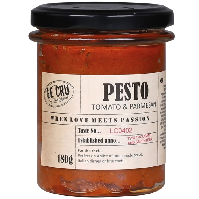 LE CRU Delicacies / Pesto ze sušených rajčat s parmezánem 180gr
