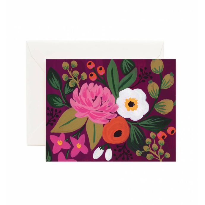 Rifle Paper Co. / Prianie s obálkou Burgundy Blossoms