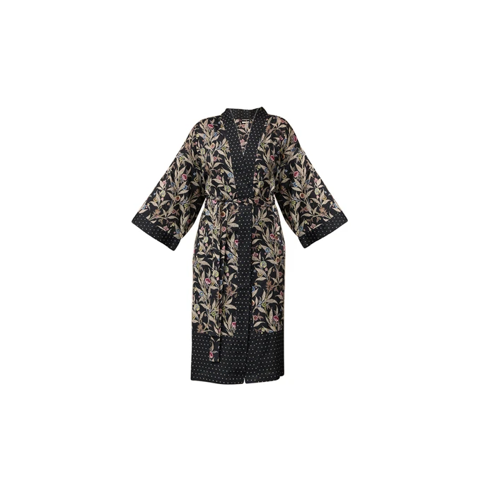 Chic Antique / Kimono s páskem Black Oriental
