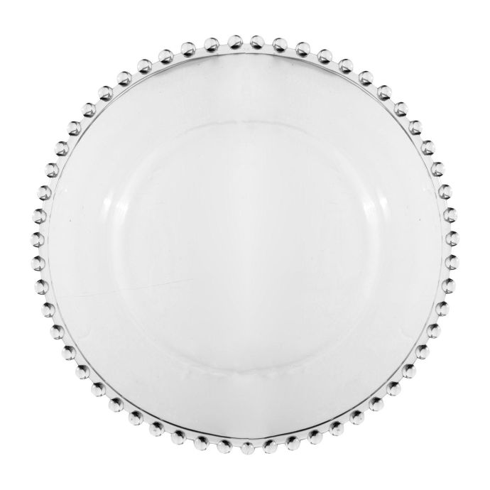 CÔTÉ TABLE / Skleněný dezertní talíř Pearl 21 cm