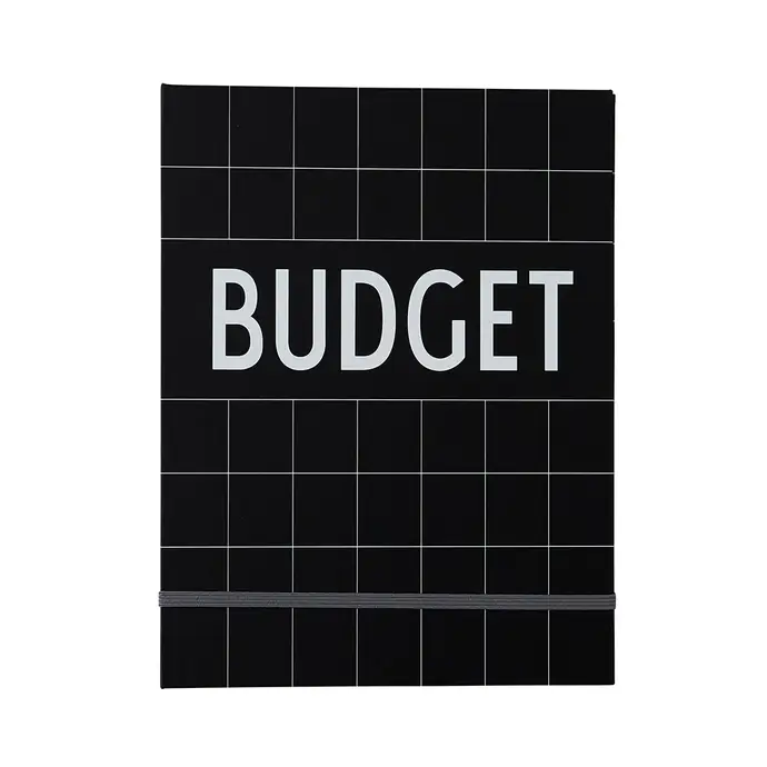 DESIGN LETTERS / Zápisník na finance Budget