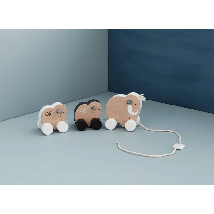 Kids Concept / Drevená ťahacia hračka Mammoth Family