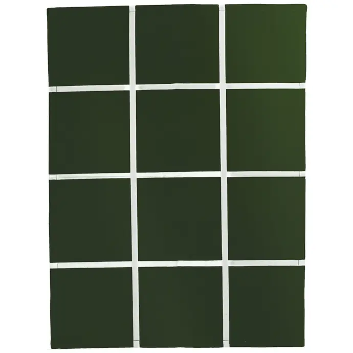Storefactory / Bavlněná utěrka Green Checkered