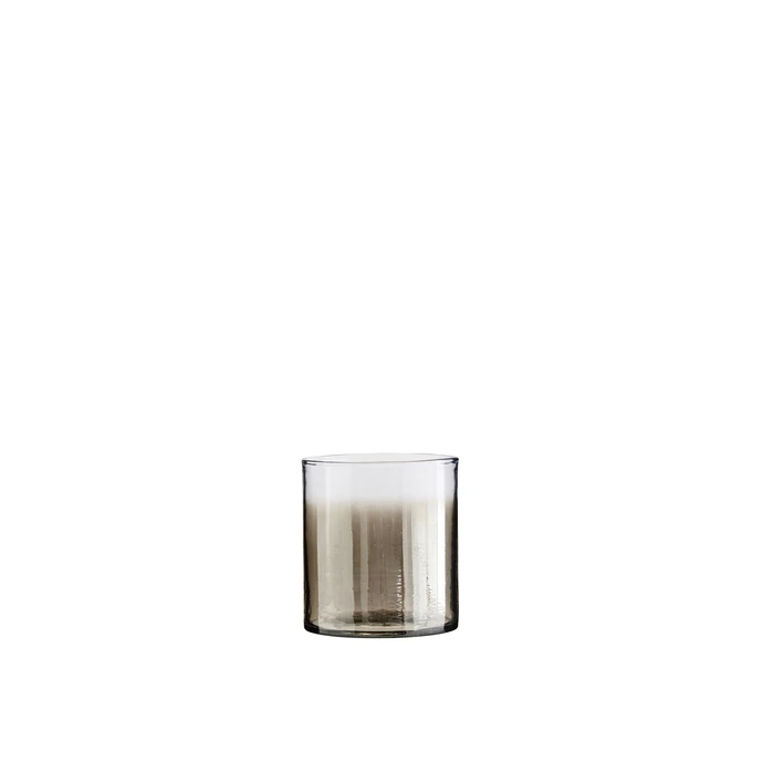 MADAM STOLTZ / Sklenená váza s dymovým efektom - menšia