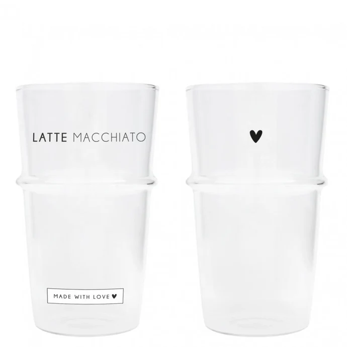 Bastion Collections / Vysoký pohár Latte Love & Hearts