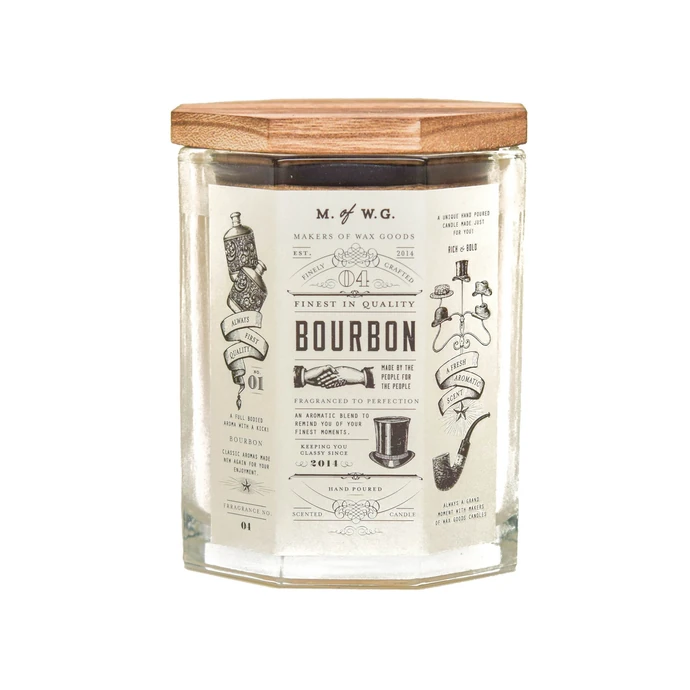 Makers of Wax Goods / Vonná sviečka v skle Bourbon 315g