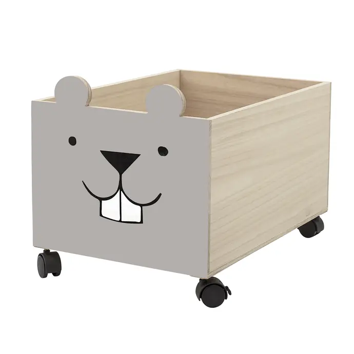 Bloomingville / Detský úložný box na kolieskach Little Beaver