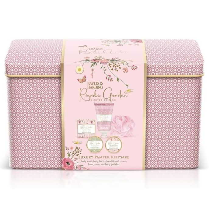 Baylis & Harding / Dárková sada kosmetiky v boxu Rose & Poppy & Vanilla