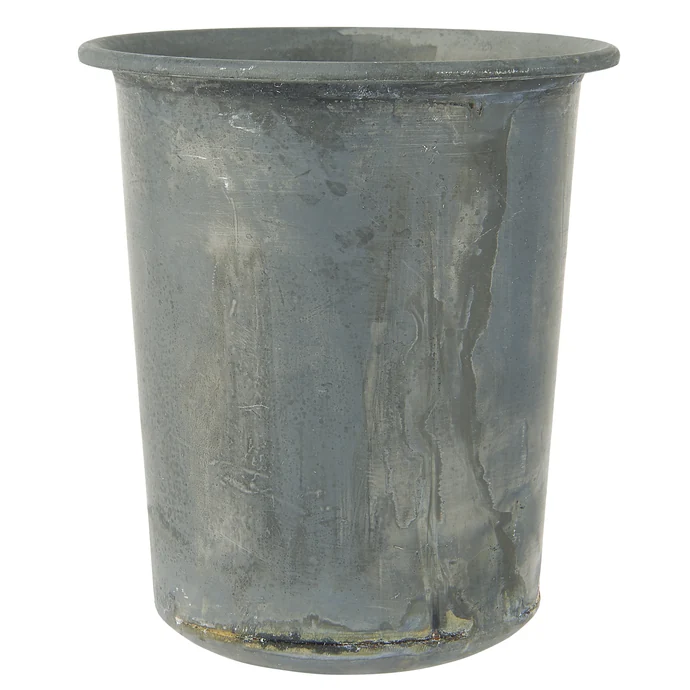 Ib Laursen / Kovový obal na květináček Medium Pot Grooved