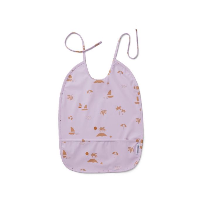 LIEWOOD / Detský podbradník Lai Seaside Lavender