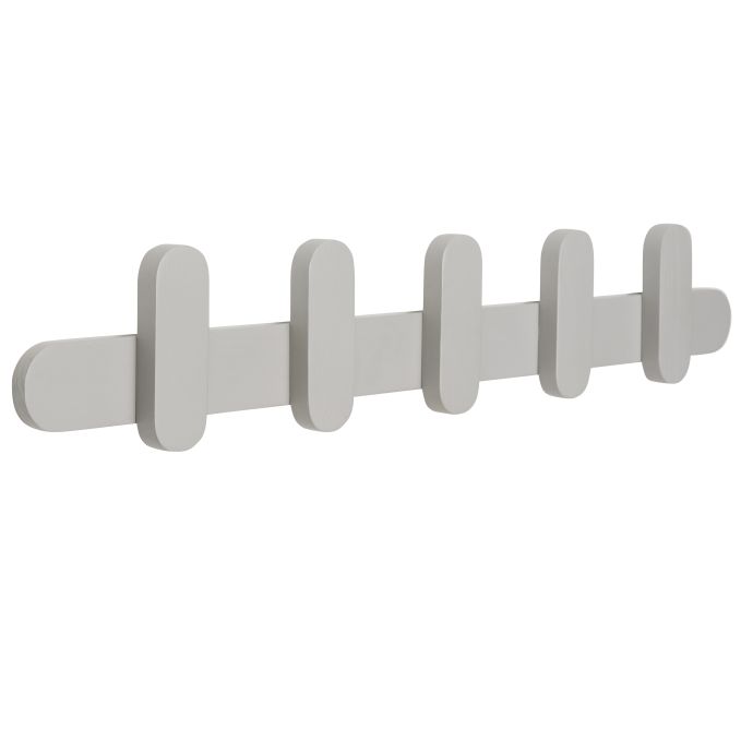 Hübsch / Dřevěný věšák Merry Light Grey 80 cm
