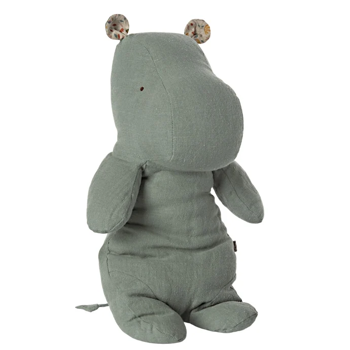 Maileg / Textilní nosorožec Hippo Chinos Green Medium