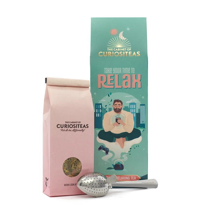 The Cabinet of CURIOSITEAS / Organický bylinný čaj Relax 75g + sítko