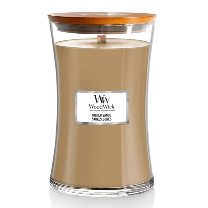 WoodWick / Vonná svíčka WoodWick – Gilded Sands 609 g