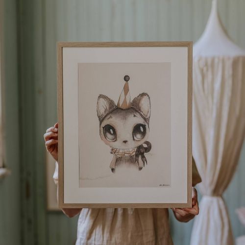 MRS. MIGHETTO / Plakát Dear Meow 50×70 cm