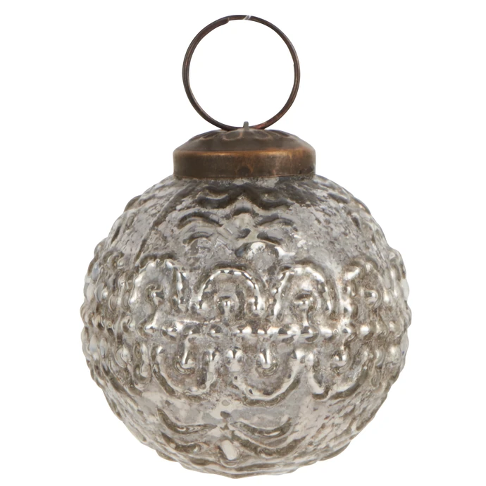 Ib Laursen / Vánoční baňka Pattern Silver 5cm