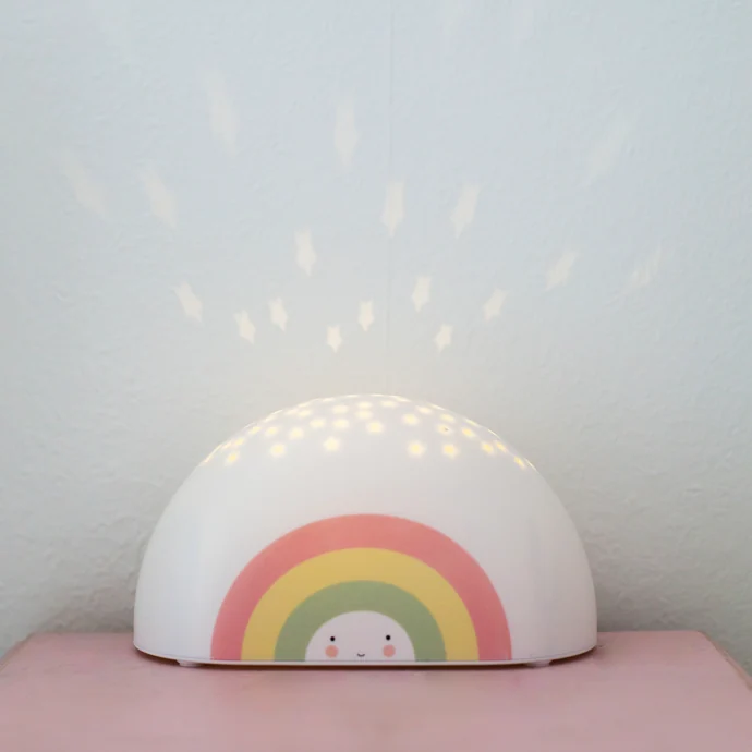 A Little Lovely Company / Lampička s projektorem noční oblohy Rainbow