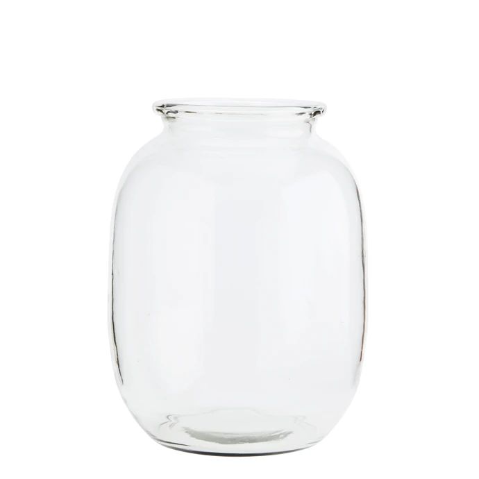 MADAM STOLTZ / Sklenená váza Clear 27 cm