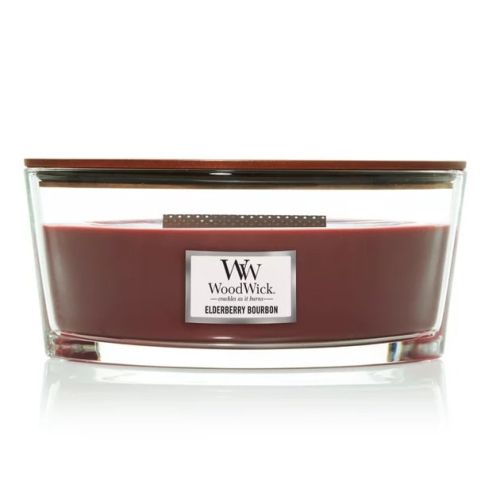 WoodWick / Vonná sviečka WoodWick - Elderberry Bourbon 454 g