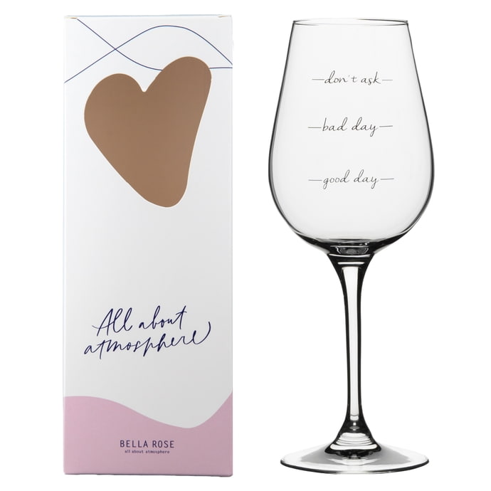 Bella Rose / Sklenička na víno Bad Day