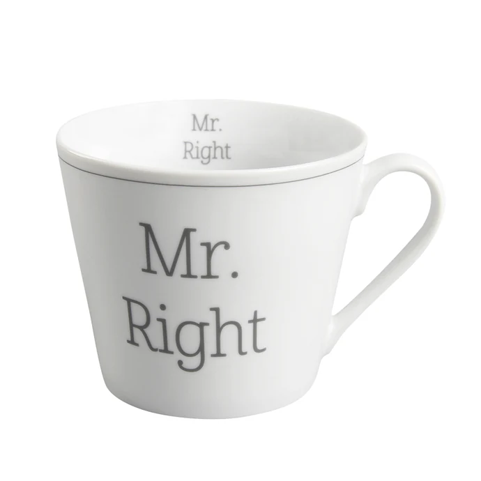 Krasilnikoff / Porcelánový hrnček Mr. Right