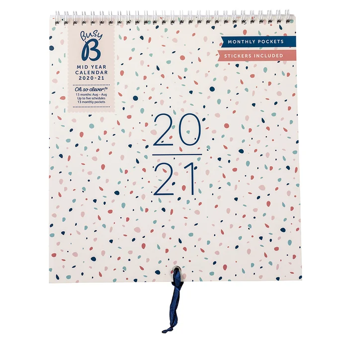 Busy B / Nástenný kalendár Terrazzo 2020/2021
