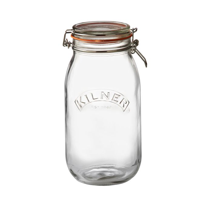 KILNER / Okrúhly zavárací pohár s klipsou 2 l