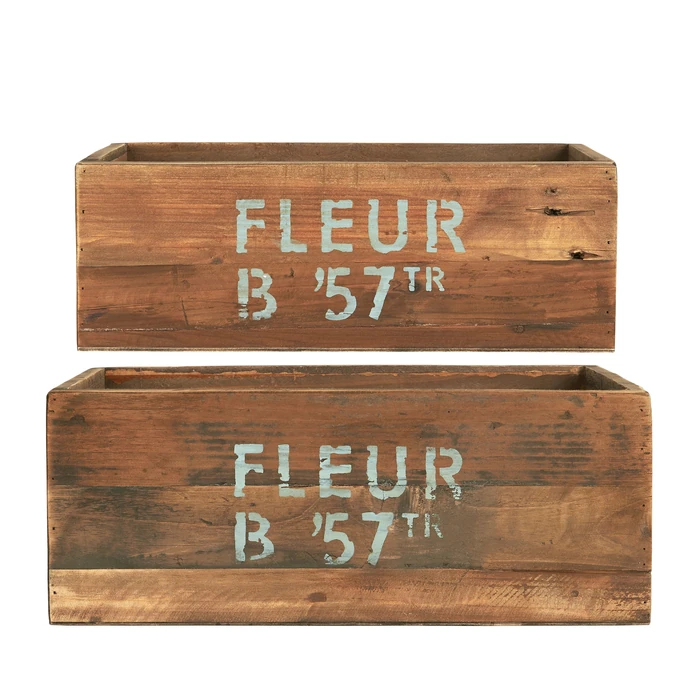 IB LAURSEN / Drevený box Fleur B '57TR