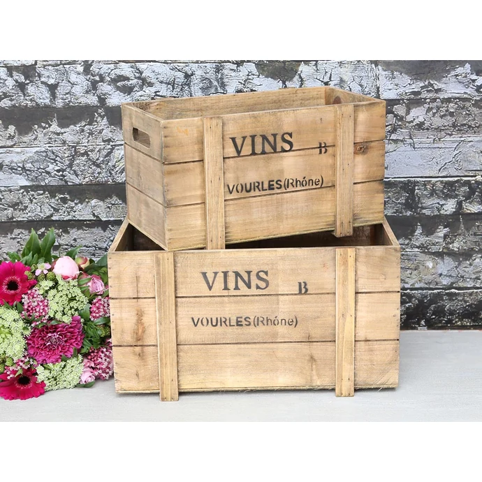 Chic Antique / Dřevěný box Vins
