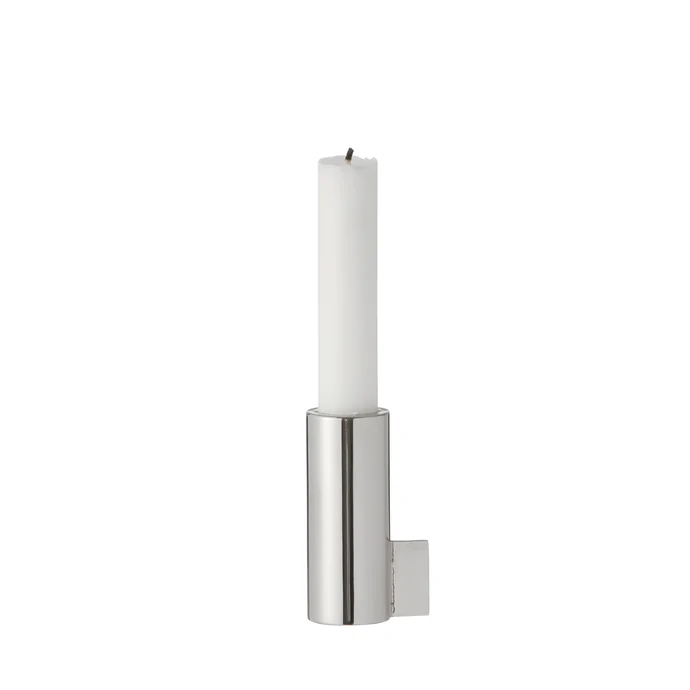 Ferm Living / Oceľový svietnik Half Steel