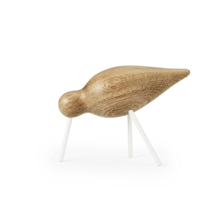 normann COPENHAGEN / Dřevěný ptáček Shorebird White