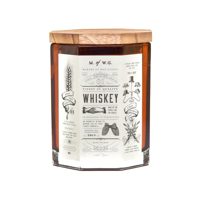 Makers of Wax Goods / Vonná svíčka ve skle Whiskey 315g