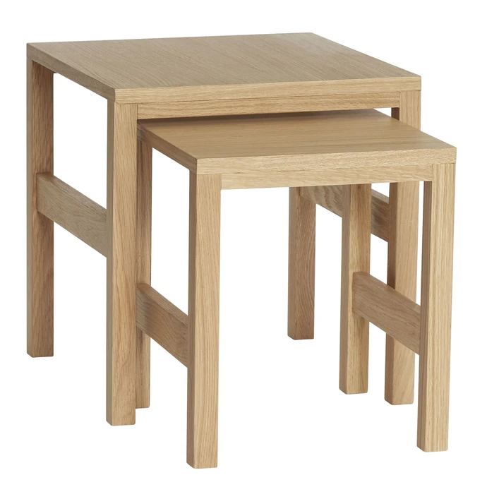 Hübsch / Drevený stolík Puzzle Table