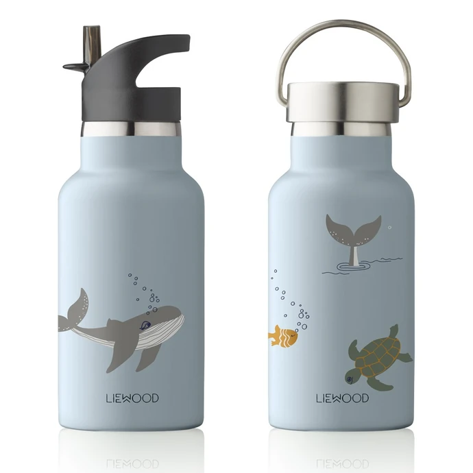 LIEWOOD / Detská fľaša z nerezovej ocele Anker Sea Creature 350 ml