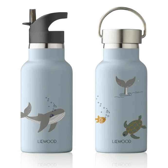 LIEWOOD / Dětská láhev z nerezové oceli Anker Sea Creature 350 ml