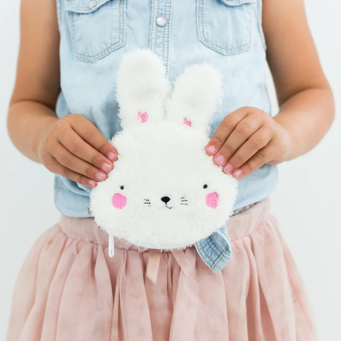 A Little Lovely Company / Detská peňaženka Fluffy Bunny