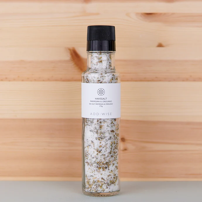 ADD:WISE / Mořská sůl Parmesan Oregano v mlýnku 275 g