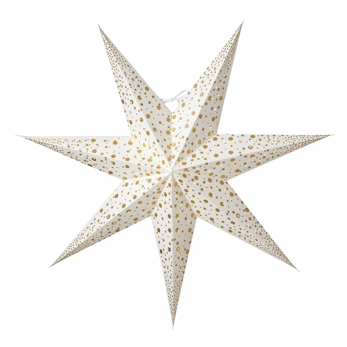 Watt & Veke / Závěsná svítící hvězda Isadora White 60 cm