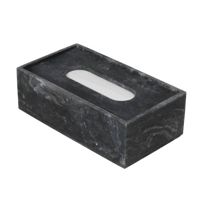 Ferm Living / Box na kapesníčky Mist Charcoal