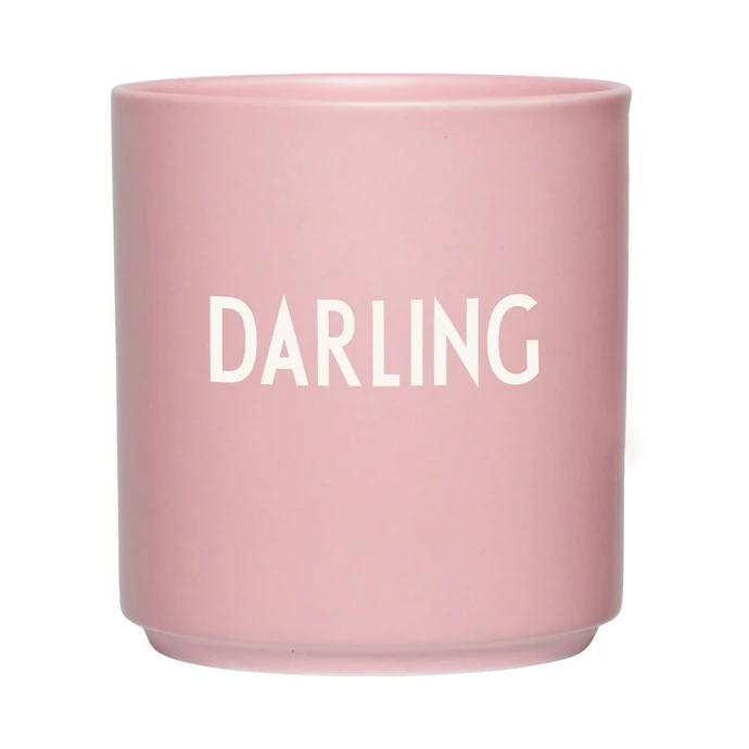 DESIGN LETTERS / Porcelánový hrnek Darling Pink 300 ml
