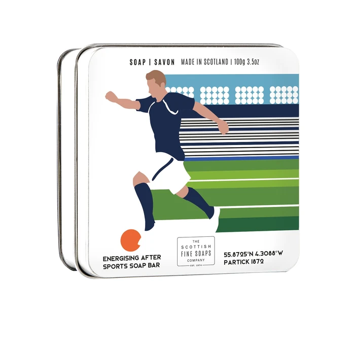 SCOTTISH FINE SOAPS / Mydlo v plechovej krabičke Futbal - 100 g