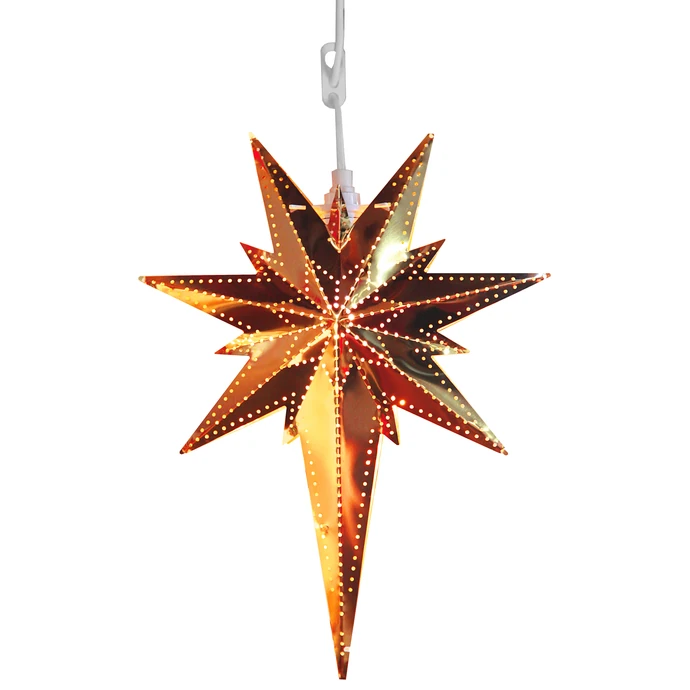 STAR TRADING / Plechová svítící hvězda Betlehem Copper