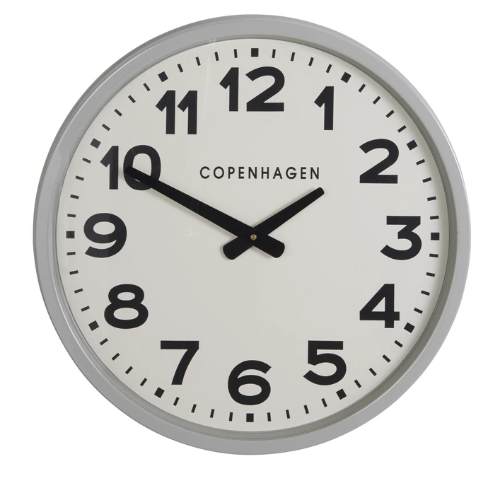 IB LAURSEN / Nástenné hodiny Copenhagen Grey 52cm
